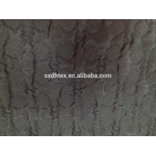Padded winter embroidery quilting jacket/garment fabric
